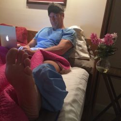 Asleep at the Heel ~ Mike's Sprained Ankle